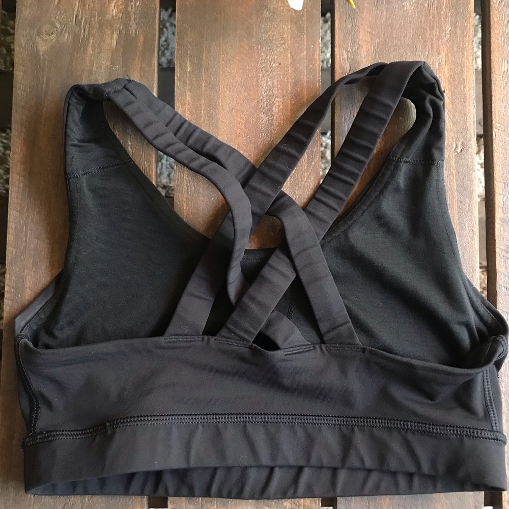 Black Strappy Lululemon Bra